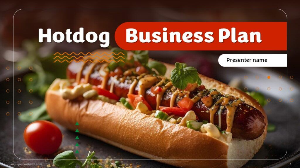 Hotdog Business Plan Presentation Deck Templates